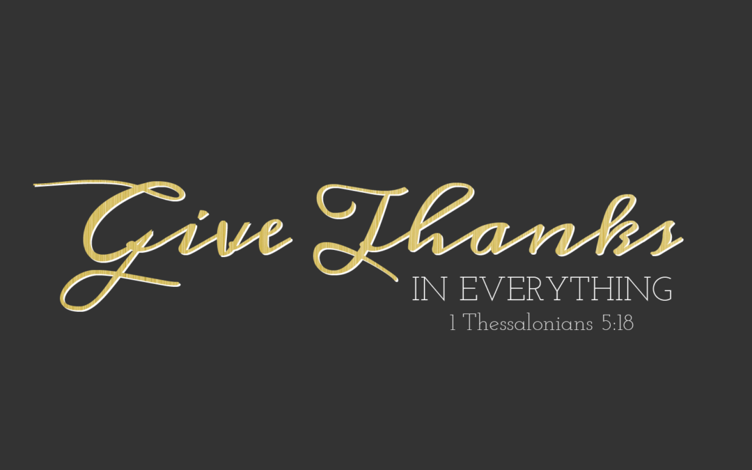 Rekindling the Gratitude