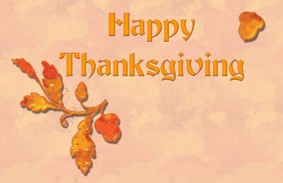 HAPPY THANKSGIVING!