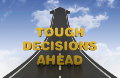 Tough choices are where the rubber meets the road of faith.