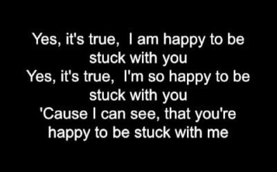 Happy to be Stuck With You